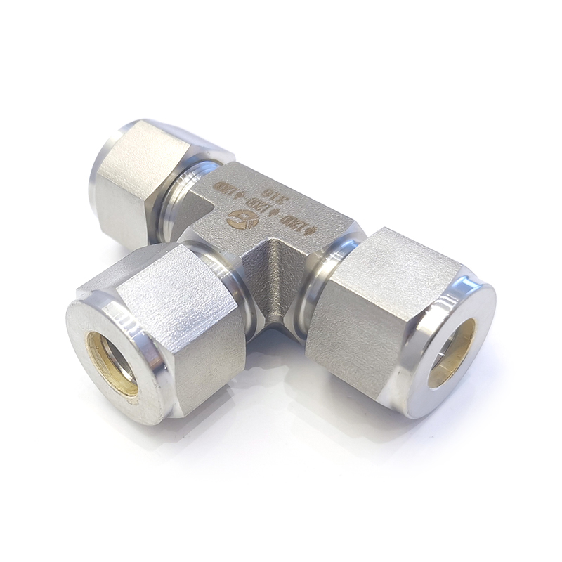 雙卡套三通中間接頭